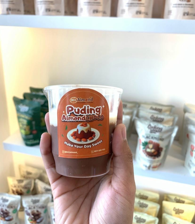 puding choco almond