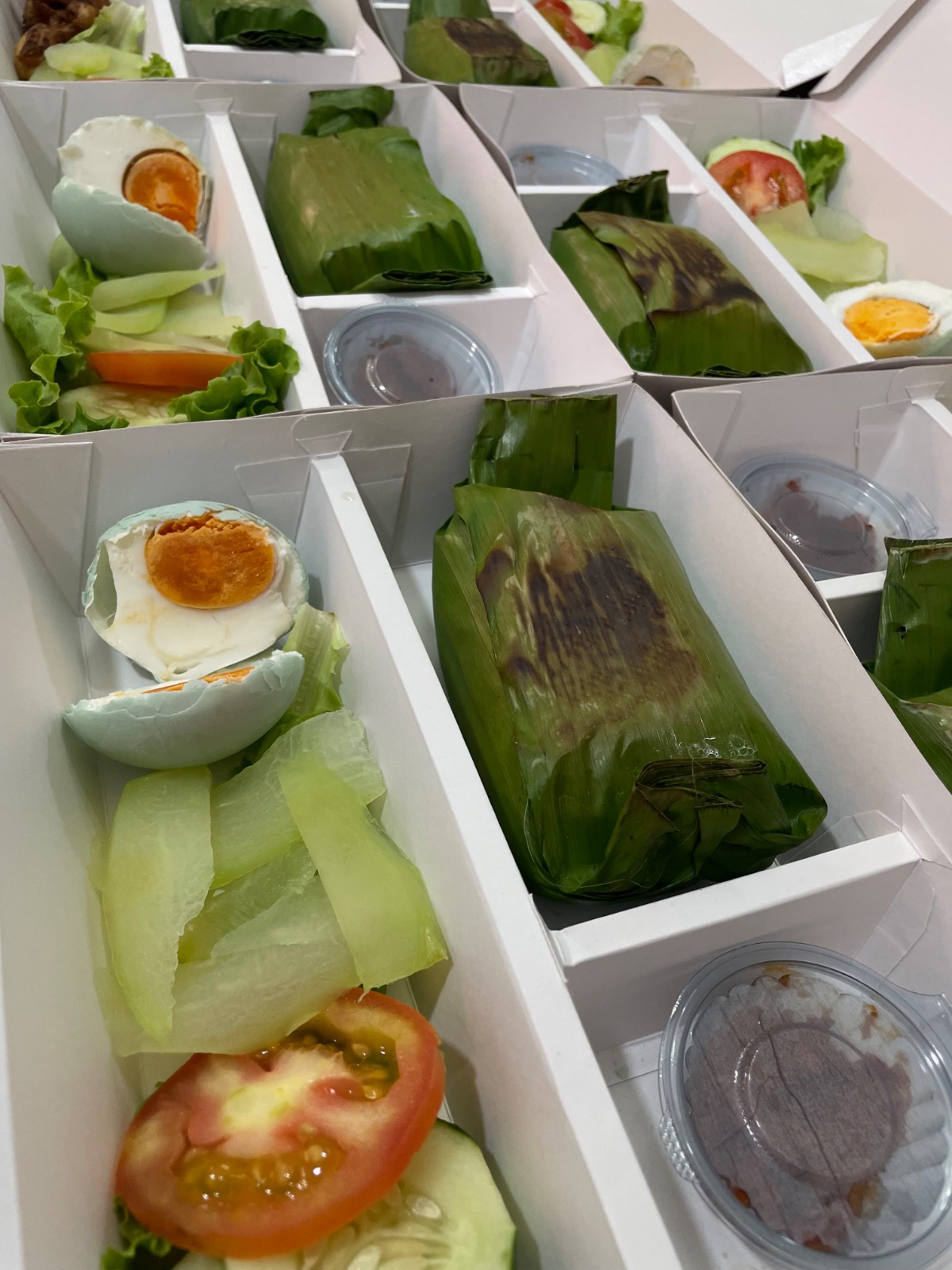 Nasi merah bakar