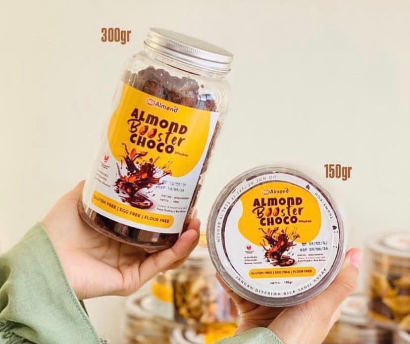 almond booster choco 150gr