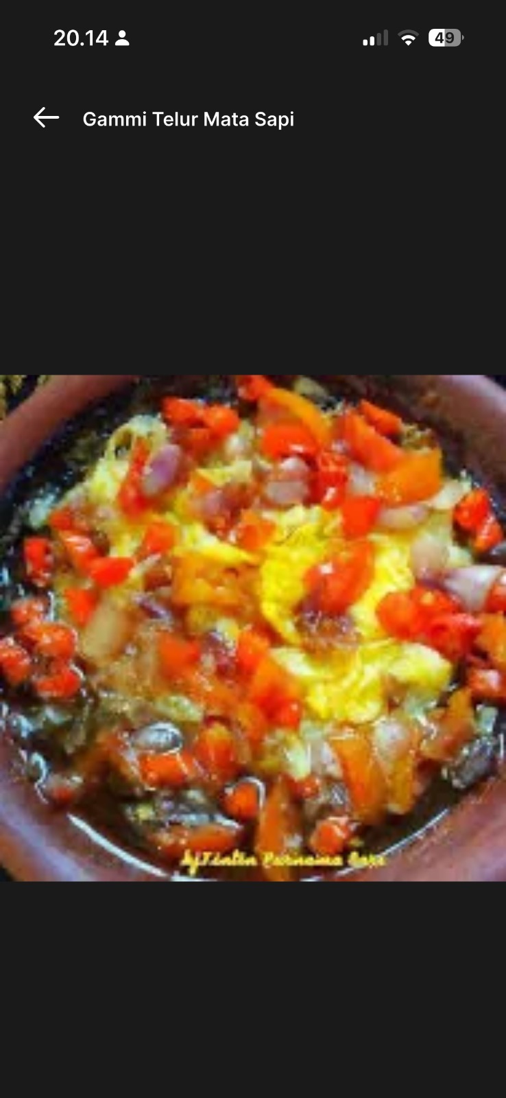 Gammi telur mata sapi