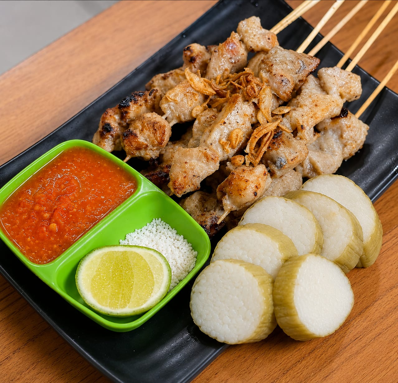 Sate Taichan Lontong