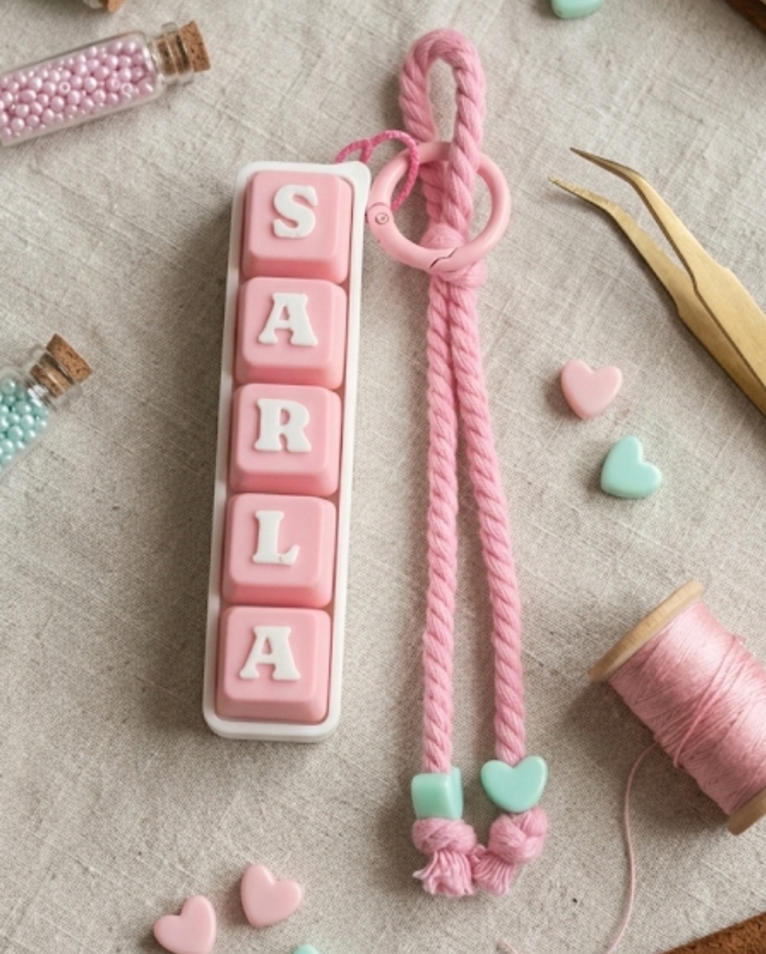 Bag charm click isi 5