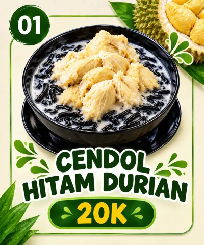 Es Cendol Hitam Durian