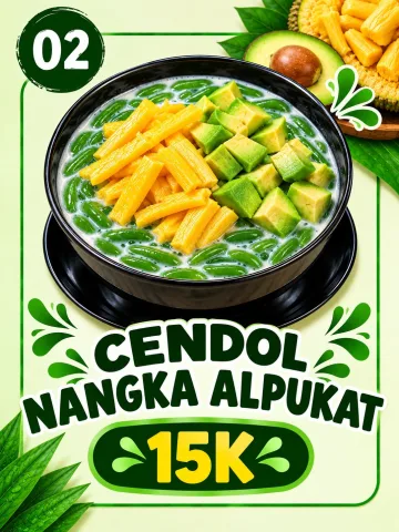 Es Cendol nangka alpukat