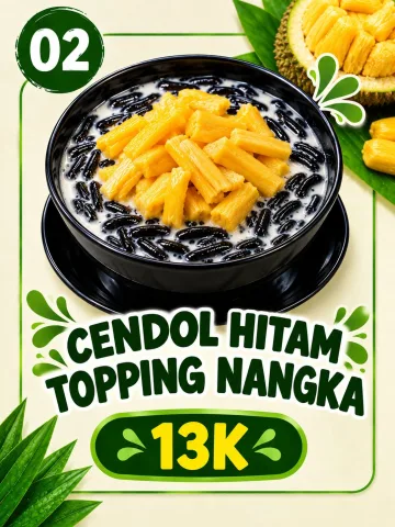 Es Cendol Hitam Nangka