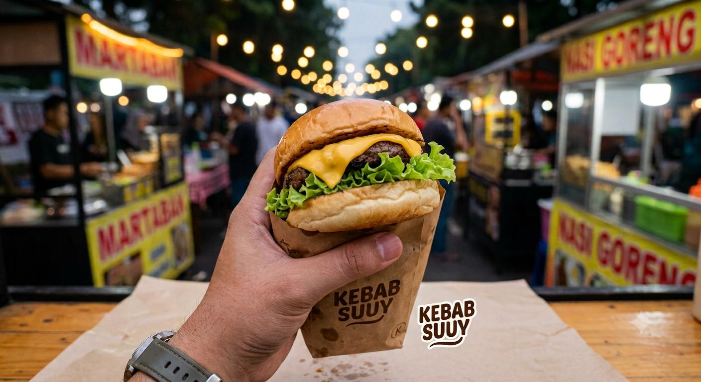 Burger cheese beef